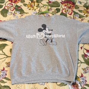 Disney Gray Walt Disney World Mickey Sweatshirt